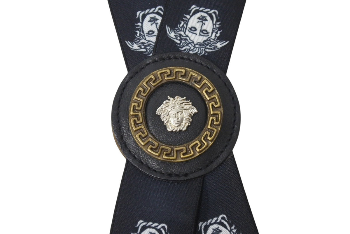 Versace ヴェルサーチ　サスペンダー　ビンテージ VERSACE ヴェルサーチ サスペンダー ズボン吊り メデューサ