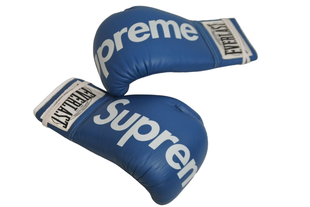 Supreme シュプリーム EVERLAST エバーラスト 手袋 ボクシンググローブ 08AW レザー ブルー 美品 中古 54240 –  Casanova Vintage