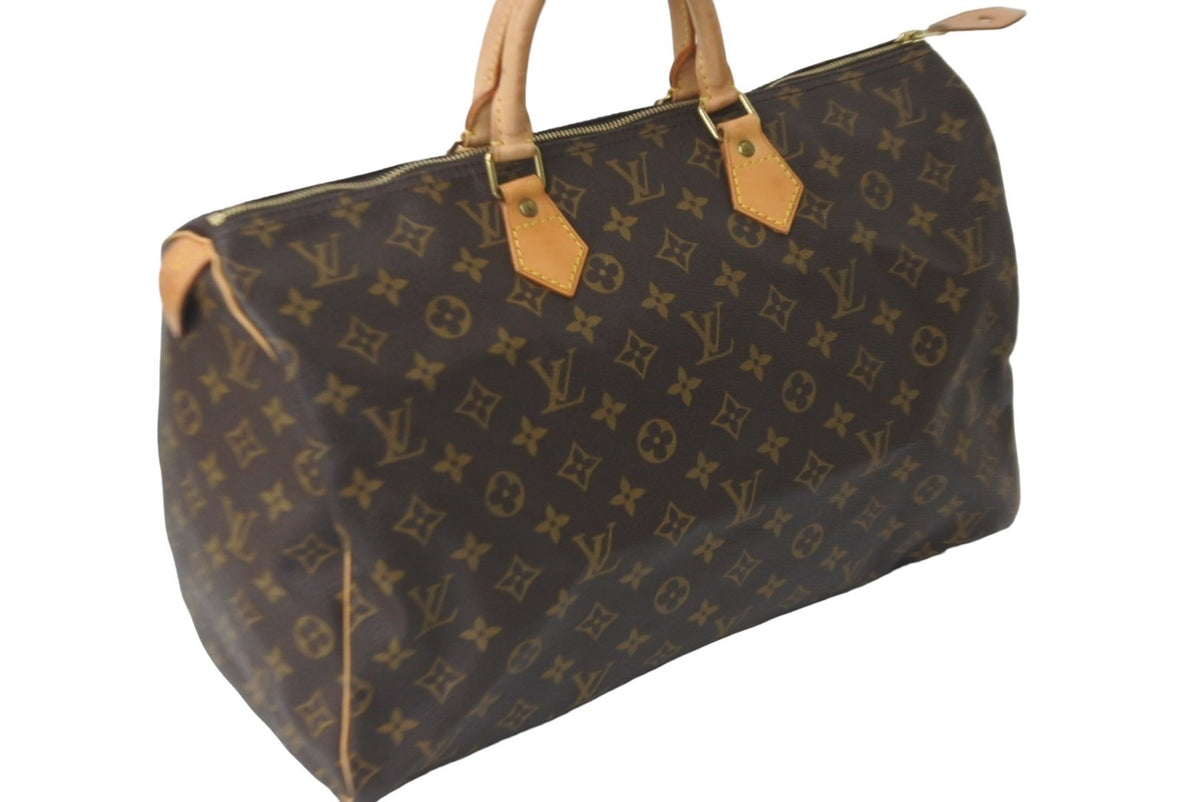 LOUIS VUITTON ルイヴィトン ハンドバッグ スピーディ40 M41522 モノグラム ゴールド金具 美品 中古 58890 –  Casanova Vintage