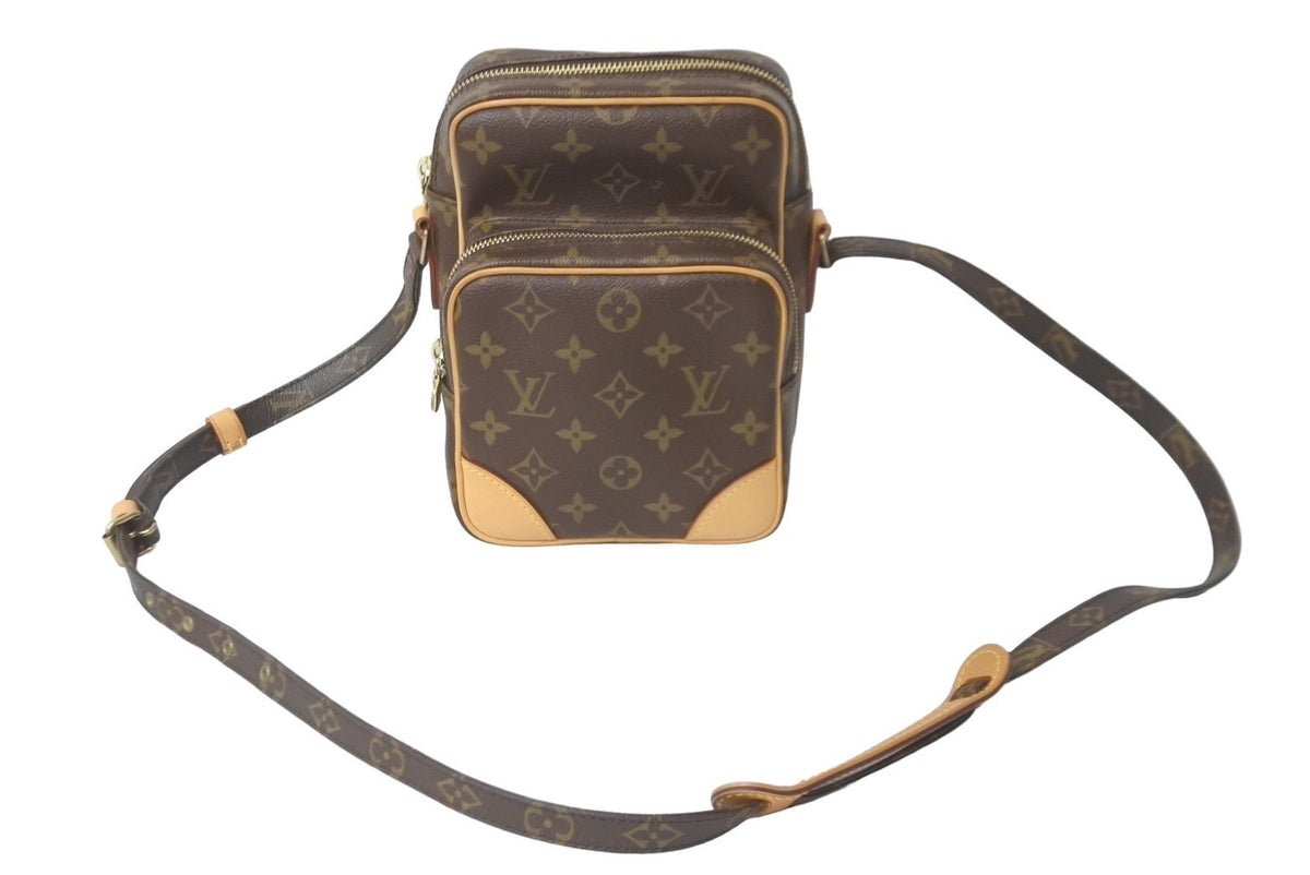 極美品 LOUIS VUITTON ルイヴィトン ショルダーバッグ 斜めがけバック アマゾン モノグラム M45236 ブラウン 中古 60634 –  Casanova Vintage