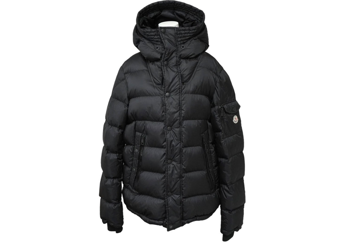 MONCLER モンクレール BASILE GIUBBOTTO ダウンジャケット サイズ4 ブラック 420914196105 53329 美品 中古  60650 – Casanova Vintage