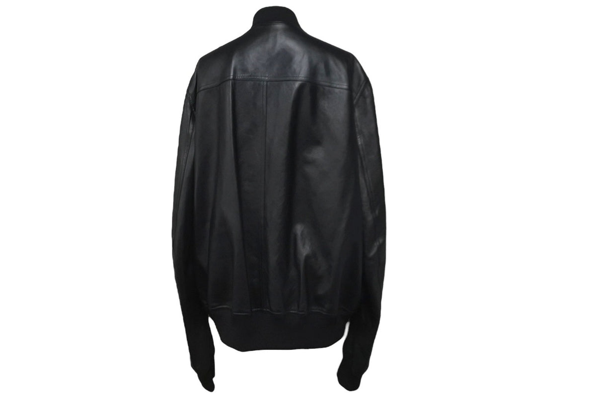 Rick Owens リックオウエンス レザージャケット RU02B2786-LLP シープレザー ブラック シルバー金具 美品 中古 61520 –  Casanova Vintage