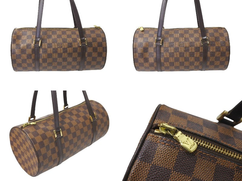 LOUIS VUITTON ルイヴィトン ハンドバッグ ドラム型 ダミエ パピヨンGM ポーチ付き 30 GM N51303 美品 中古 61826  – Casanova Vintage