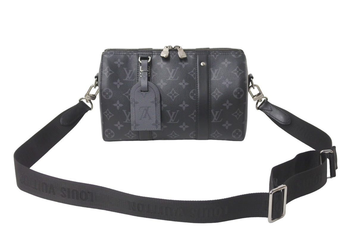 極美品 ルイヴィトン M45936 シティ・キーポル モノグラムエクリプス 極美品 LOUIS VUITTON ルイ ヴィトン シティ キーポル ショルダー