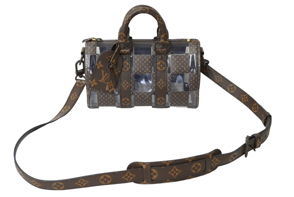 極美品 LOUIS VUITTON ルイ ヴィトン キーポルバンドリエール25 2WAY ボストンバッグ モノグラムチェス 22AW M20872  中古 62347 – Casanova Vintage