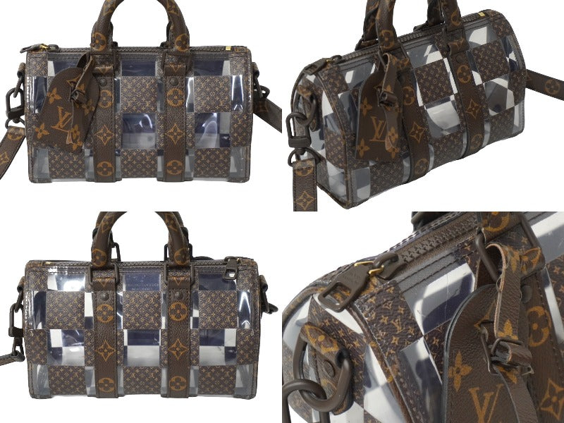 極美品 LOUIS VUITTON ルイ ヴィトン キーポルバンドリエール25 2WAY ボストンバッグ モノグラムチェス 22AW M20872  中古 62347 – Casanova Vintage