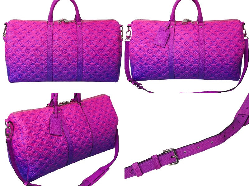 極美品 LOUIS VUITTON ルイヴィトン 22SS キーポル 50 トリヨンイリュージョン モノグラム ボストンバッグ 2WAY M59713  中古 62440 – Casanova Vintage