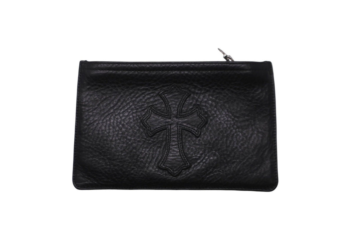 CHROME HEARTS クロムハーツ クロスパッチ ジッパーチェンジパース コインケース 小物入れ ブラック シルバー925 美品 中古  62514 – Casanova Vintage