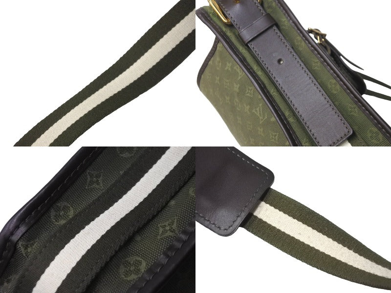 LOUIS VUITTON ルイ ヴィトン ブザスマリーケイト ショルダーバッグ M92322 モノグラムミニ カーキ ゴールド金具 美品 中古  62730 – Casanova Vintage