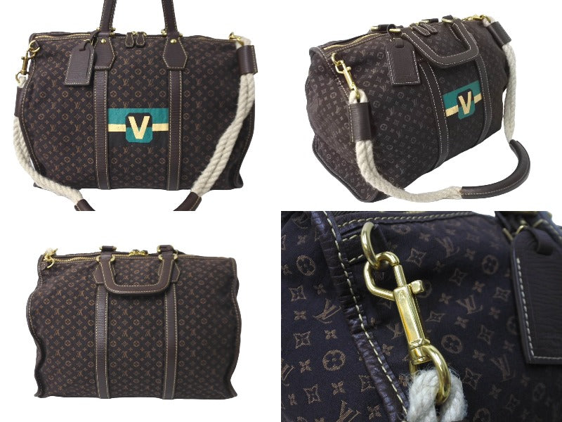 LOUIS VUITTON ルイ ヴィトン キーポル45 モノグラム ミニラン ボストンバッグ M40019 ゴールド金具 プリント 美品 中古  62845 – Casanova Vintage