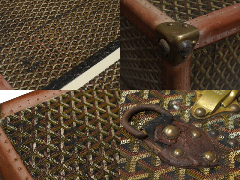 ゴヤール ケース　茶黒　美品【廃盤】 楽天市場】極美品 GOYARD ゴヤール トランク ウォッチケース 時計