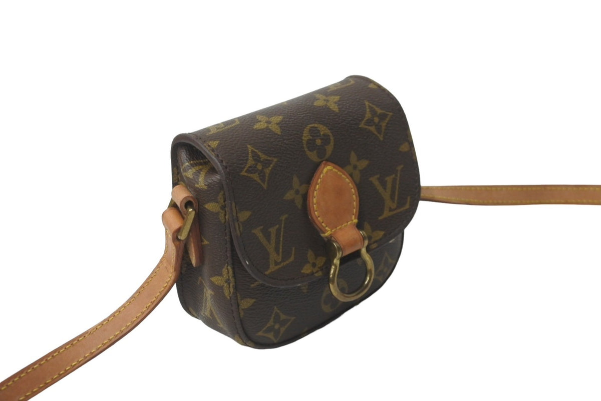 LOUIS VUITTON ルイ ヴィトン モノグラム ミニミニサンクルー ショルダーバッグ ポシェット M51245 ゴールド金具 美品 中古  63114 – Casanova Vintage