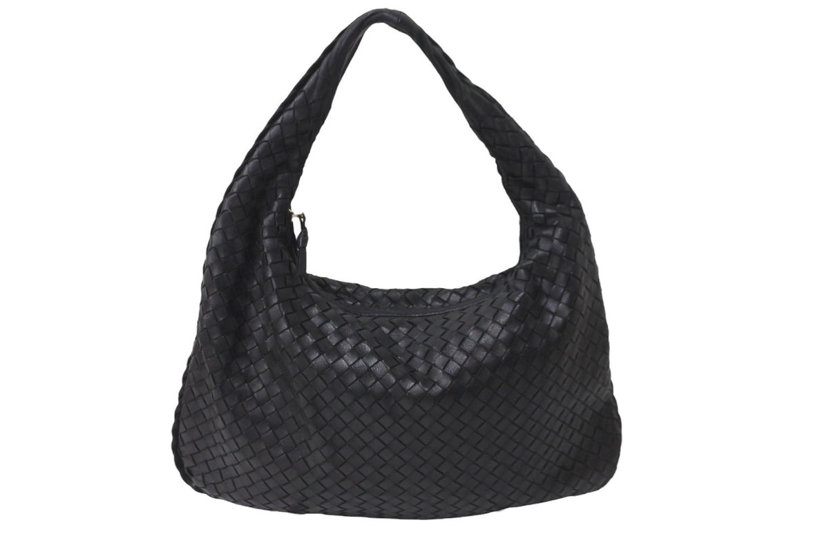 BOTTEGAVENETA ボッテガヴェネタ ワンショルダーバッグ イントレチャート 115653 V0013 1000 レザー ブラック 美品 中古  63630 – Casanova Vintage