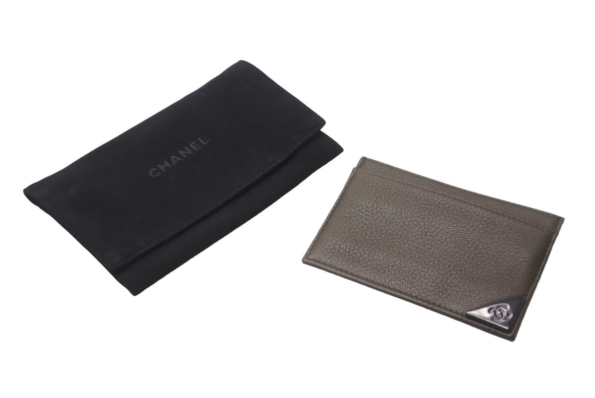 未使用 CHANEL シャネル ココマーク カードケース 23番台 キャビア