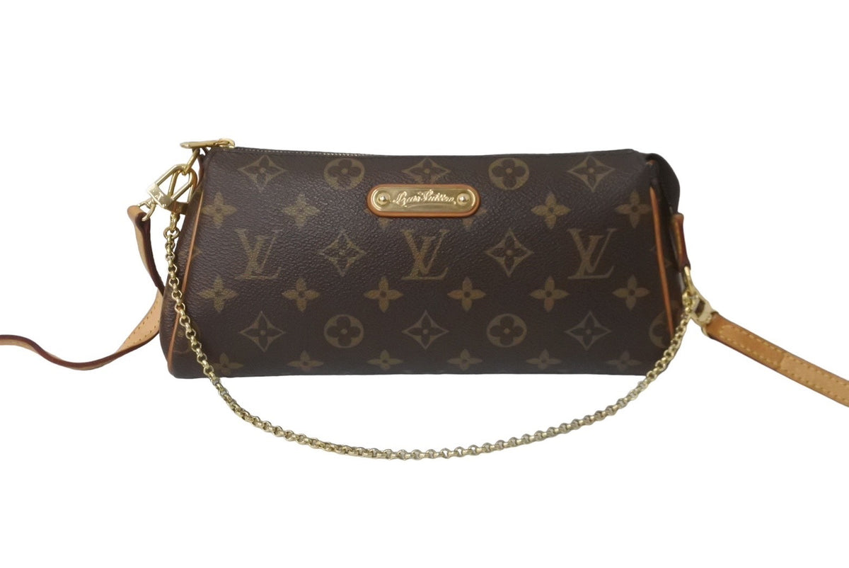 LOUIS VUITTON ルイヴィトン エヴァ ショルダーバッグ M95567 モノグラム PVC レザー ゴールド金具 美品 中古 64074 –  Casanova Vintage