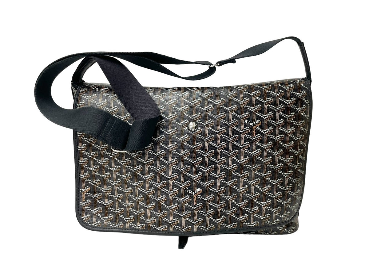 GOYARD ゴヤール ショルダーバッグ カペシアン バッグMM ヘリンボーン柄 CAPETIMMLTY01CG01P シルバー金具 美品 中古  64281 – Casanova Vintage