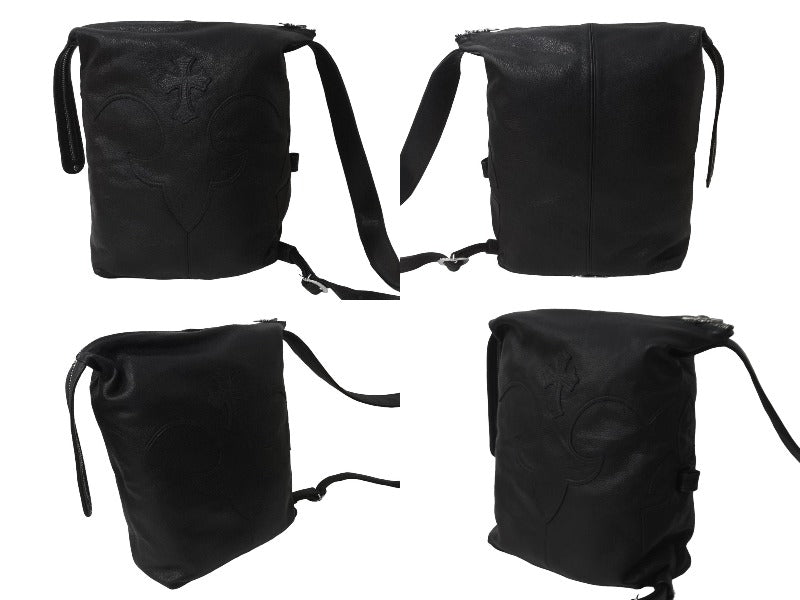 極美品 CHROME HEARTS クロムハーツ レロ クロスパッチ レザー