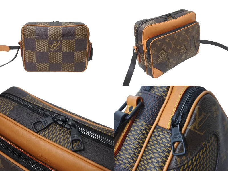 LOUIS VUITTON ルイヴィトン ナイルメッセンジャー PM ショルダーバッグ ダミエジャイアント NIGO N40359 ブラウン 美品  中古 64634 – Casanova Vintage