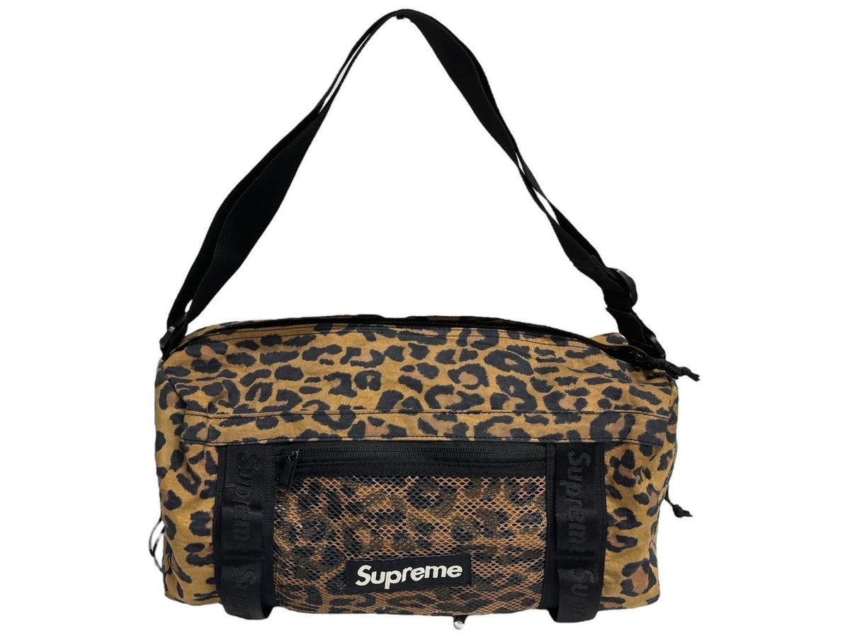 Supreme シュプリーム ショルダーバッグ 肩掛けバック レオパード ヒョウ柄 ファスナー ブラック 美品 中古 64652 – Casanova  Vintage