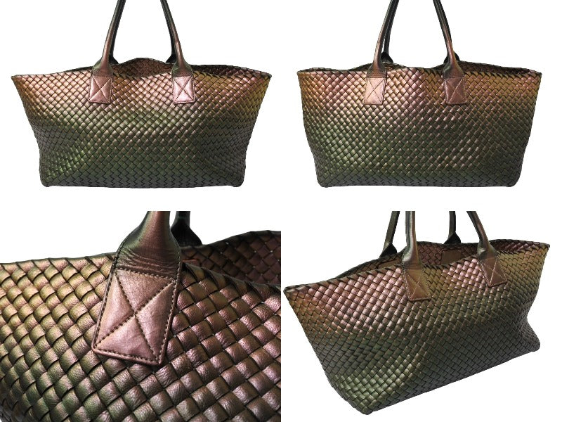 BOTTEGAVENETA ボッテガヴェネタ カバGM トートバッグ イントレチャート 115664 VP441 3320 65110 マルチカラー  美品 中古 65110 – Casanova Vintage