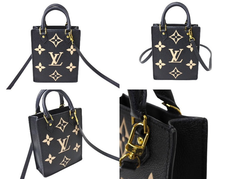 LOUIS VUITTON ルイヴィトン モノグラム アンプラント プティット サックプラ 2WAY ハンドバッグ M57937 IC ブラック  カーフスキン ショルダー 美品 中古 65158 – Casanova Vintage