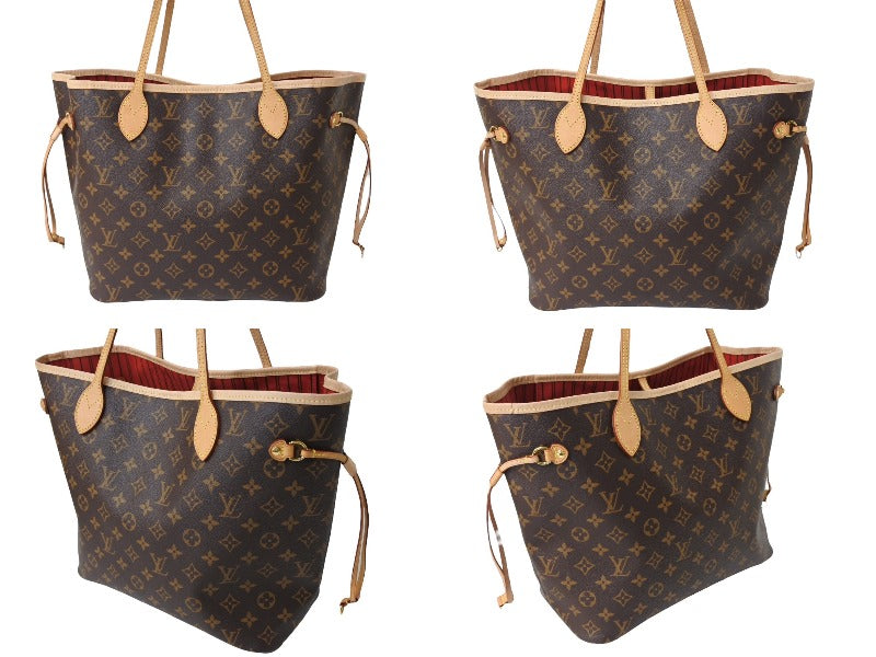 LOUIS VUITTON ルイヴィトン ネヴァーフルMM トートバッグ モノグラムキャンバス M41177 ブラウン ゴールド金具 美品 中古  65627 – Casanova Vintage