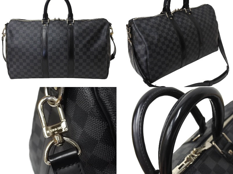 LOUIS VUITTON ルイヴィトン キーポル バンドリエール45 ボストンバッグ ダミエグラフィット N41418 美品 中古 66286 –  Casanova Vintage