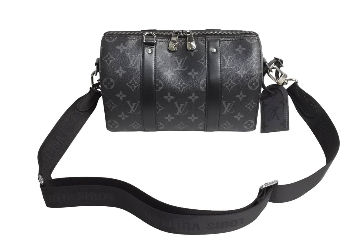 新品同様 LOUIS VUITTON ルイヴィトン シティ キーポル ショルダーバッグ M45936 モノグラム エクリプス キャンバス 中古  66293 – Casanova Vintage