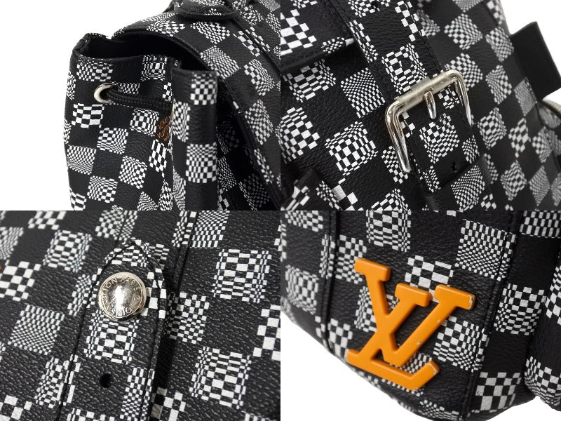 LOUIS VUITTON ルイヴィトン ダミエディストーテッド クリストファーPM バックパック 2021年 N50039 リュック ブラック  ホワイト ヴァ―ジル 美品 中古 66487 – Casanova Vintage