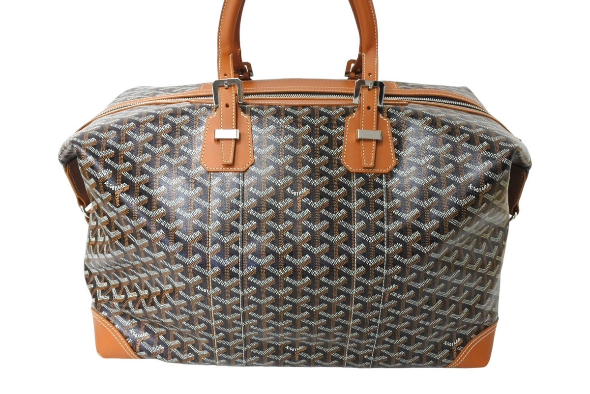 極美品 GOYARD ゴヤール ボストンバッグ バックボーイング45 ブラウン ロゴ 旅行バッグ 中古 66543 – Casanova Vintage