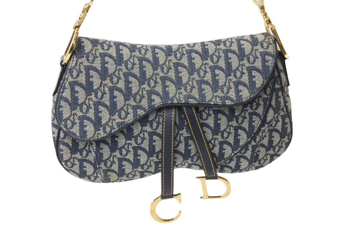 ChristianDior クリスチャンディオール トロッター ダブルサドルバッグ