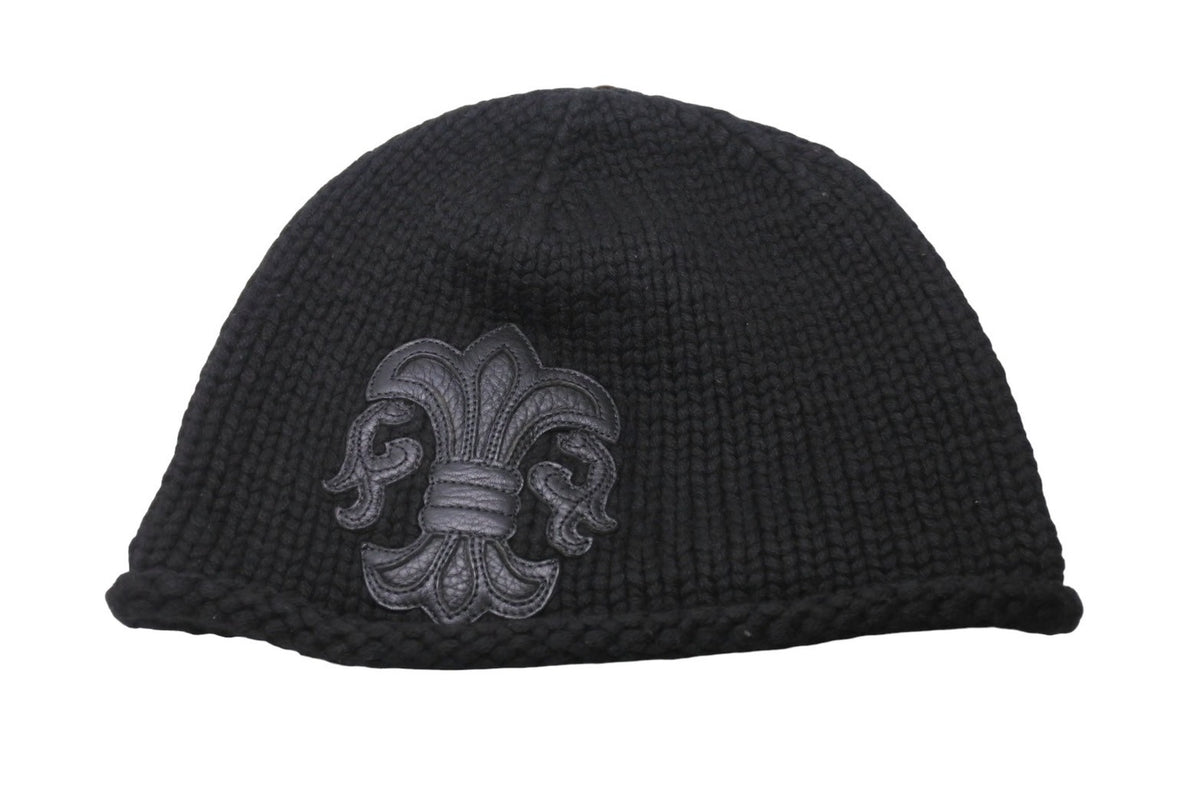CHROME HEARTS クロムハーツ ビーニー ニットキャップ フレアボタン