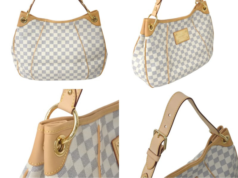 新品同様 LOUIS VUITTON ルイヴィトン ガリエラPM ダミエ アズール ハンドバッグ ホワイト N55215 PVC 中古  4c069257 – Casanova Vintage