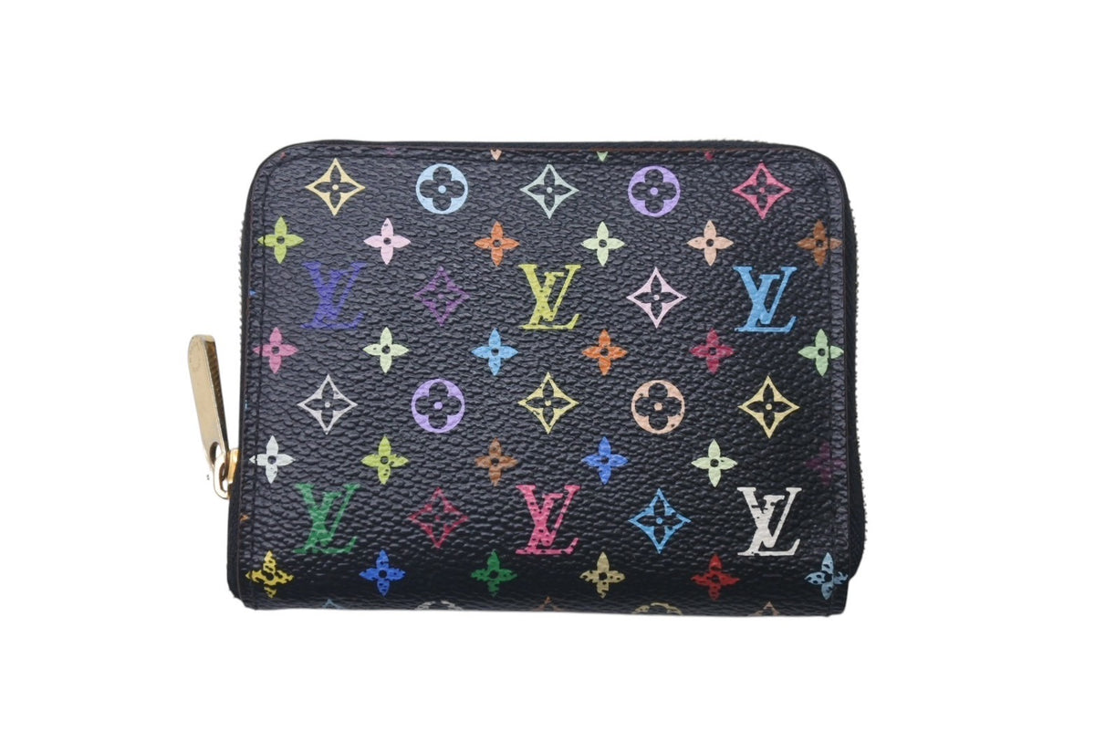 LOUIS VUITTON ルイヴィトン モノグラムマルチカラー ポルトモネ プラ