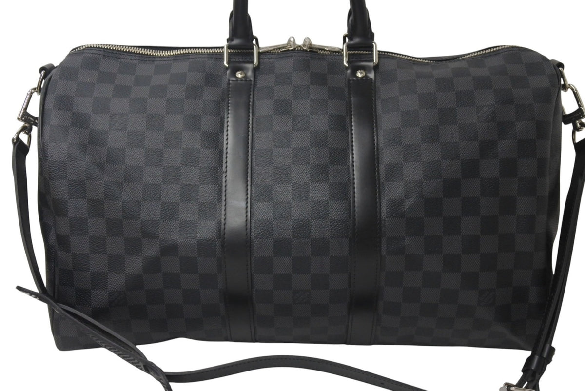 極上美品✨ルイヴィトン N41418 キーポル・バンドリエール 45 ダミエ LOUIS VUITTON キーポル バンドリエール ダミエグラフィット 45