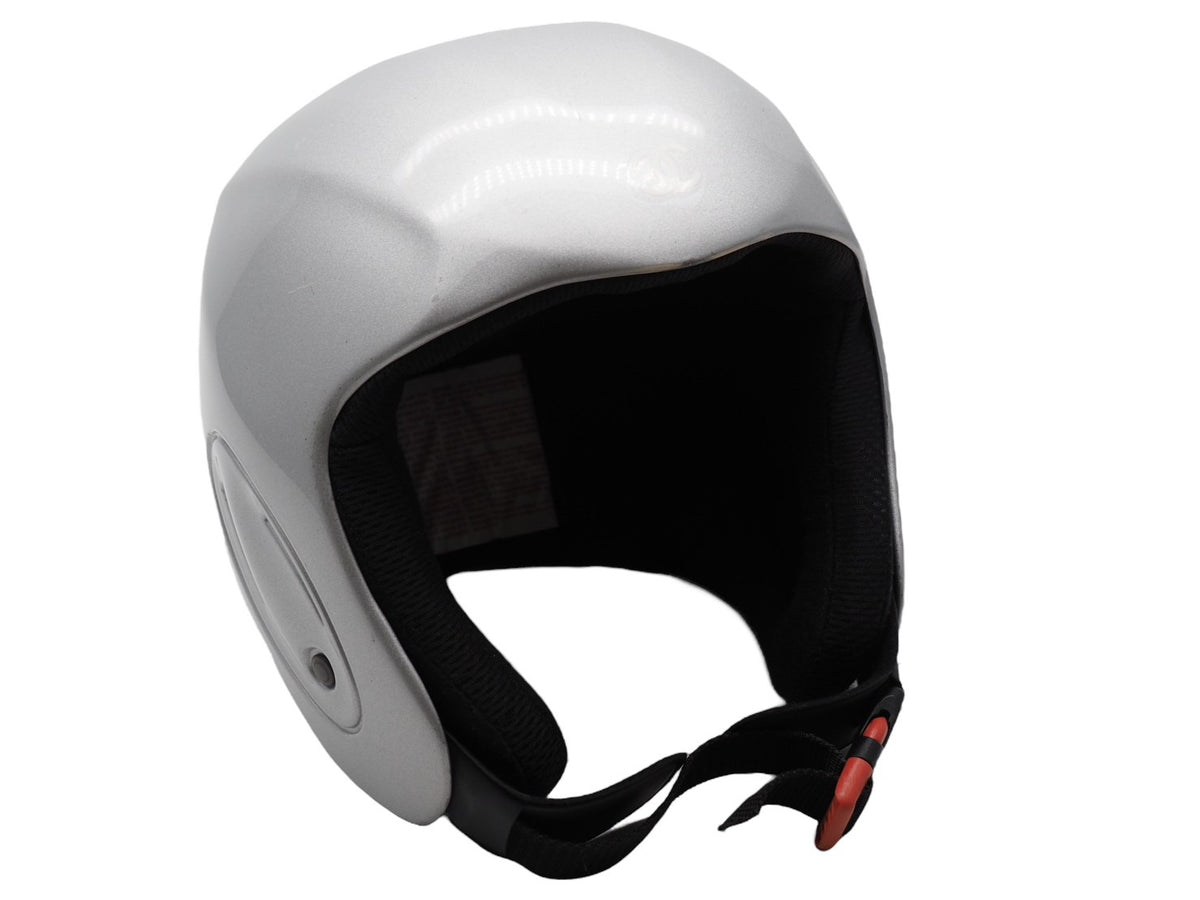 CHANEL シャネル ヴィンテージ ヘルメット シルバー ブラック オレンジ