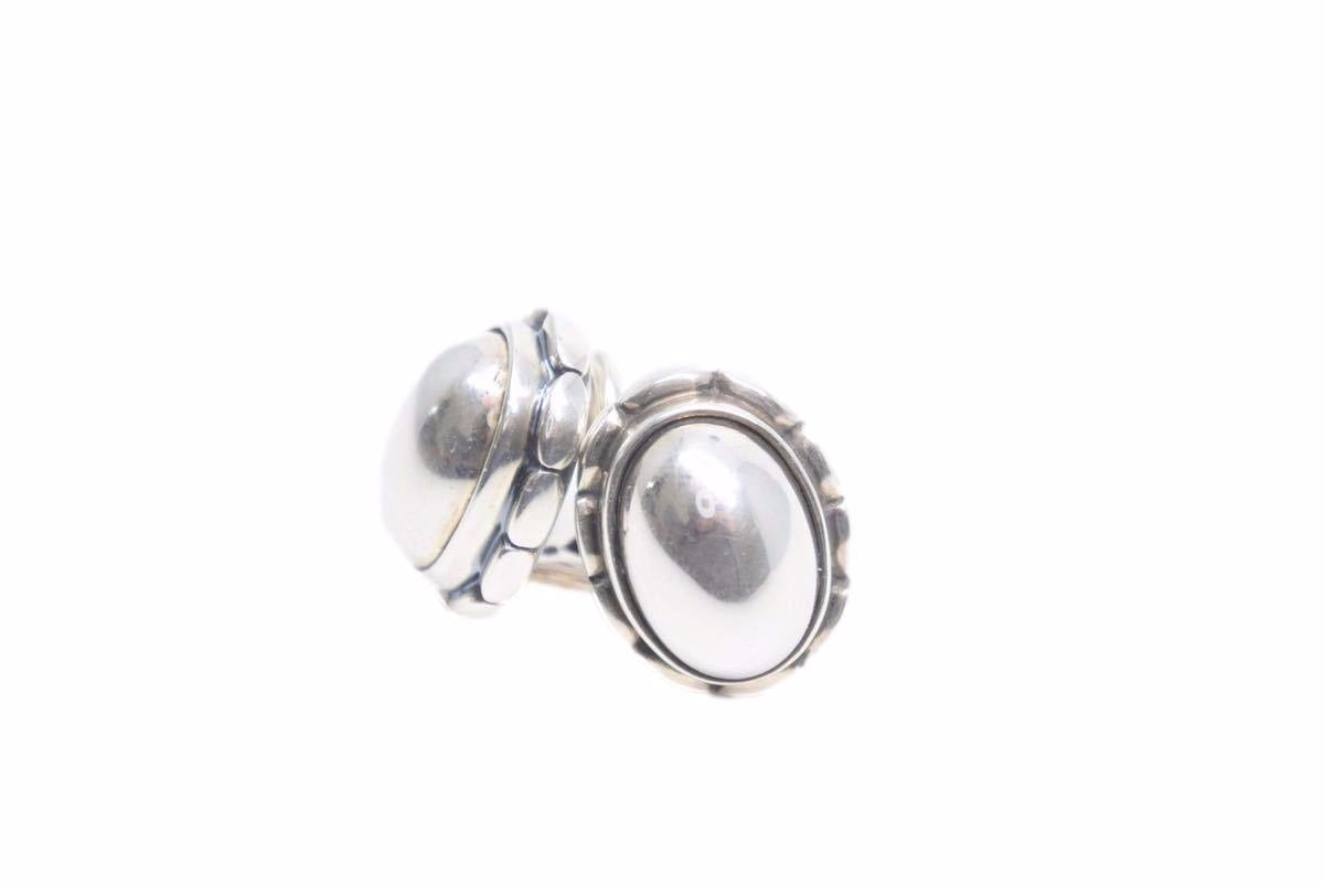 GEORG JENSEN ジョージジェンセン イヤリング 2001 ヘリテージコレクション シルバー ピアス ユニセックス 美品 中古 N33642  – Casanova Vintage