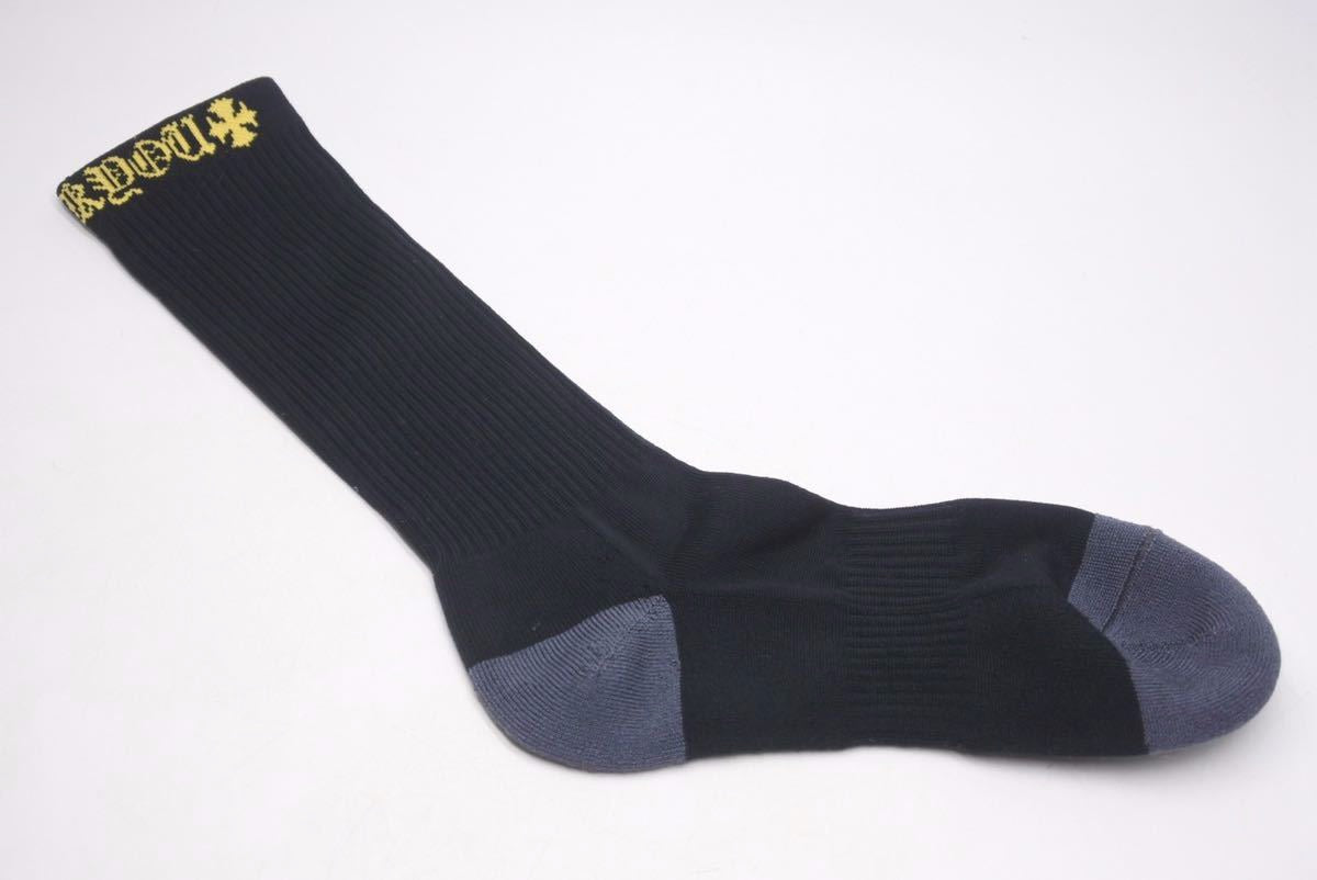 クロムハーツ Chrome Hearts SOCKS OLD ENGLISH 1PK サイズ:M オールドイングリッシュロゴ靴下ソックス 34460  – Casanova Vintage