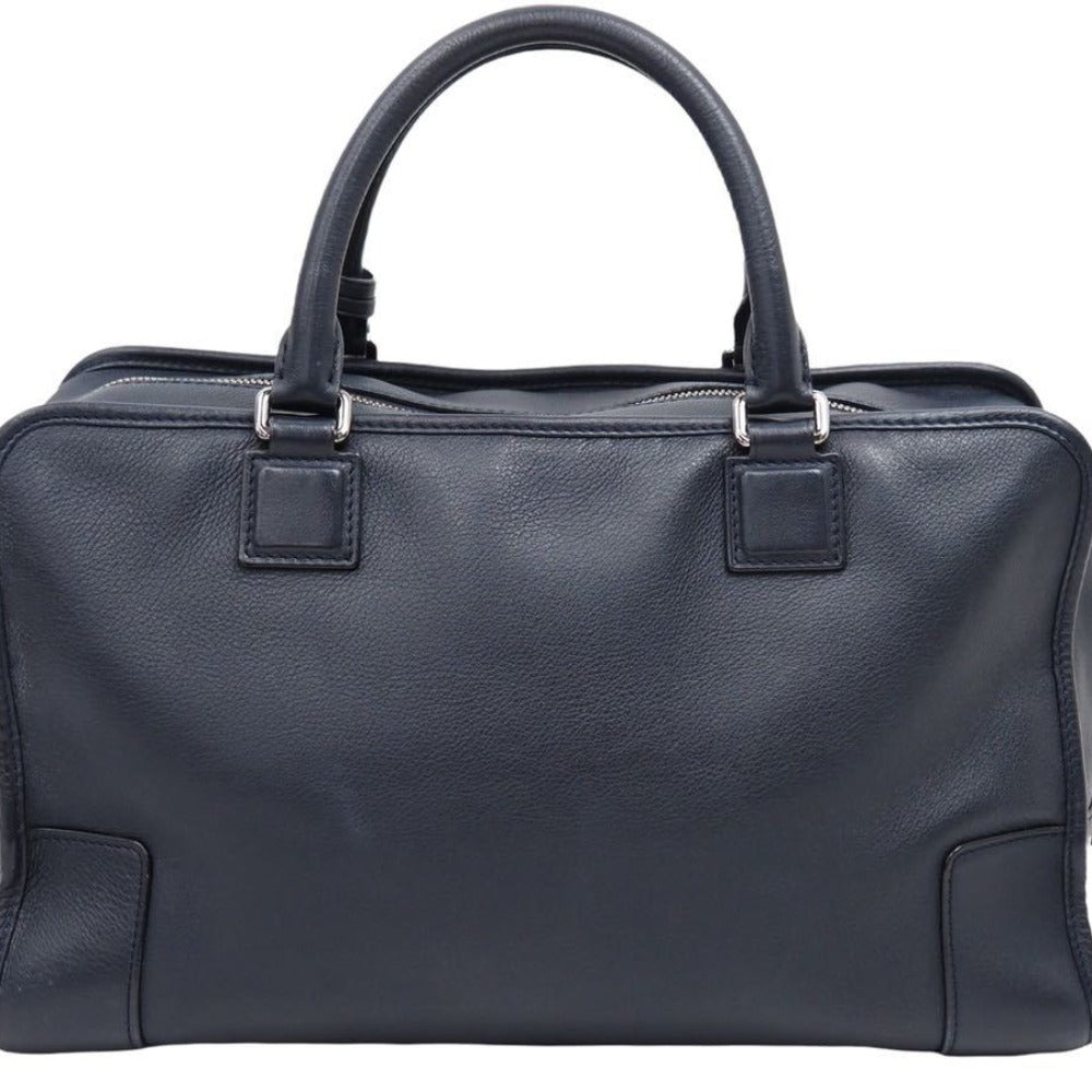 LOEWE ロエベ ハンドバッグ アマソナ36 ネイビー シルバー金具 レディース 中古 N39705 正規品 – Casanova Vintage