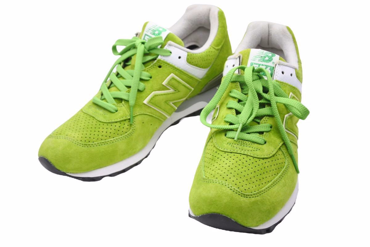 NEW BALANCE ニューバランス 576 スニーカー グリーン スエード メンズ