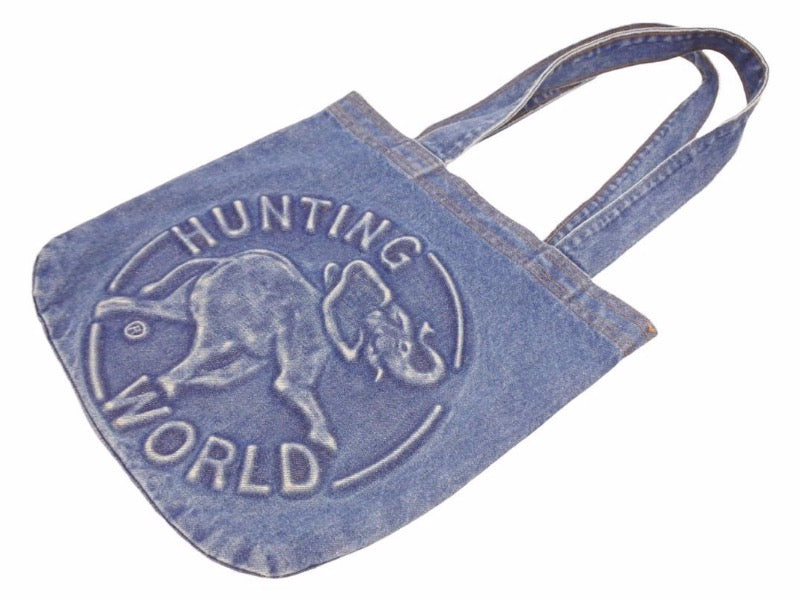 HUNTING WORLD 美品 ハンティングワールド デニム トートバッグ ワン