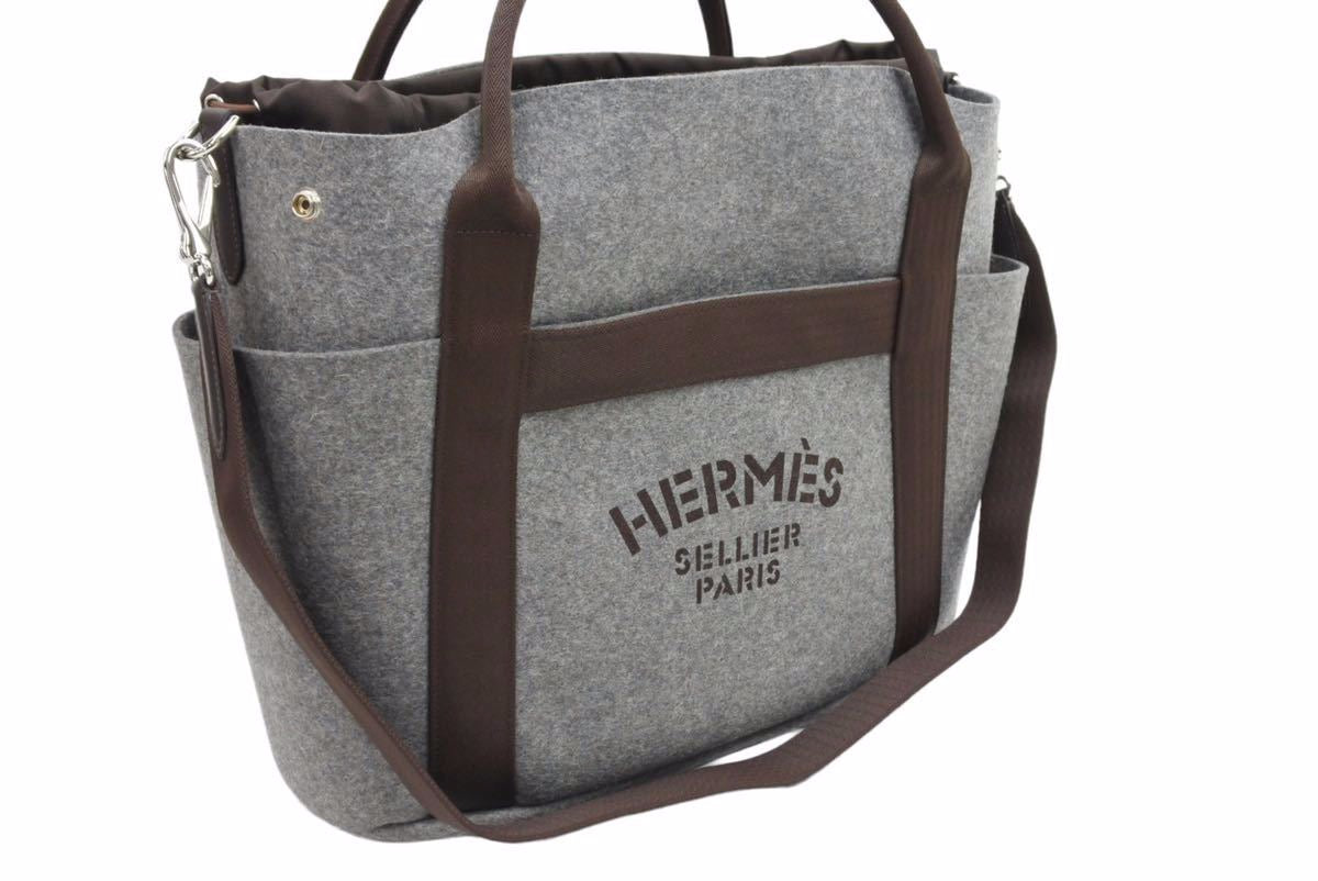 未使用品 HERMES エルメス 2way ハンドバッグ ソーエルメス限定 サックドパンサージュグルーム Z刻印 アシエ 美品 42408 –  Casanova Vintage