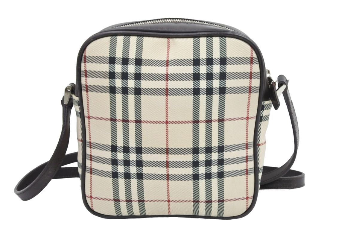 BURBERRY バーバリー ショルダーバック バック ノヴァチェック ベージュ ブラウン ブラック 茶色 黒 美品 42805 – Casanova  Vintage