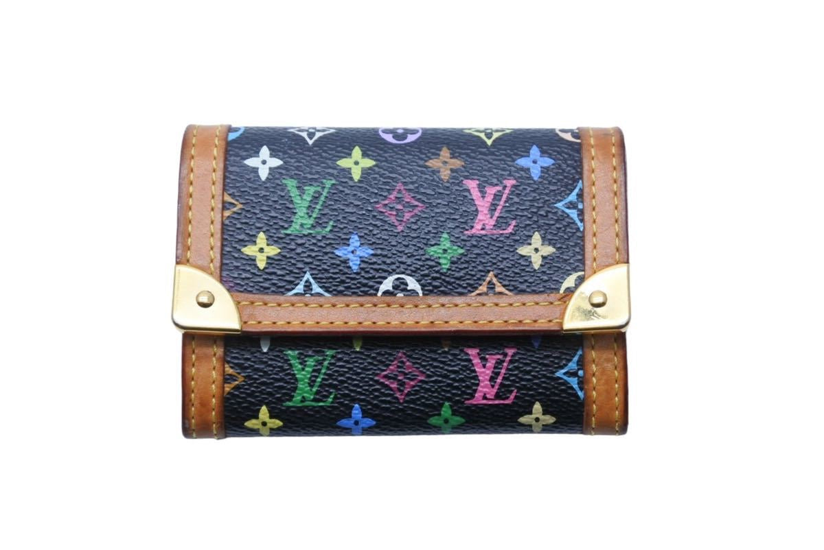 Louis Vuitton ルイヴィトン 二つ折り財布 ミニウォレット MI0045 モノグラムキャンバス レザー マルチカラー 美品 中古  43477 – Casanova Vintage