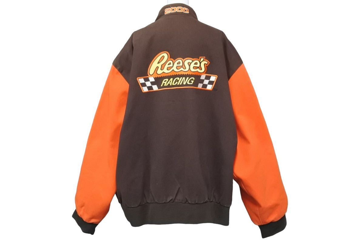 JH Design HERSHEYS ハーシー 2000 ヴィンテージ ブルゾンジャケット Reeses RACING レーシングジャケット XXL  中古 44158 – Casanova Vintage