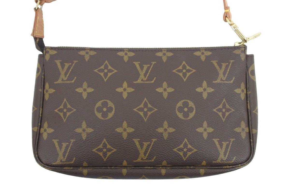 LOUIS VUITTON ルイヴィトン モノグラム ポシェット アクセソワール アクセサリーポーチ アクセポ M51980 美品 中古 44827  – Casanova Vintage