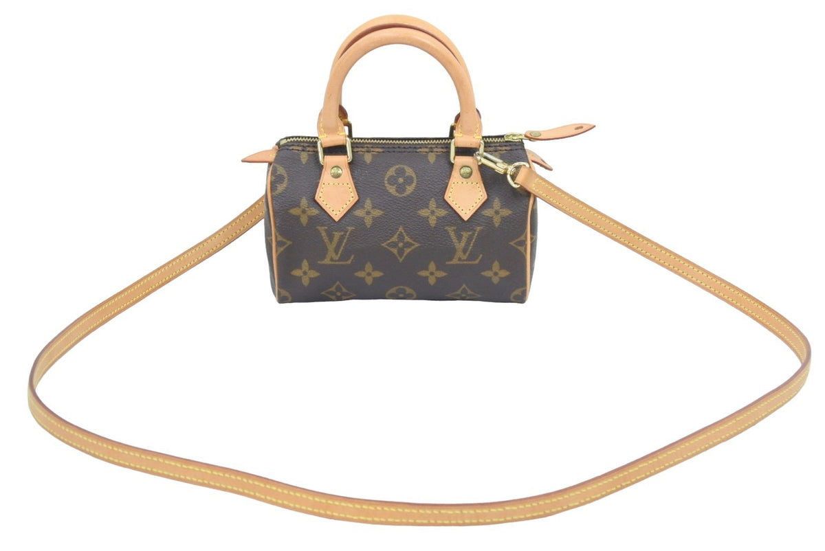 極美品 Louis Vuitton ルイヴィトン ミニスピーディ 2WAY ショルダーバッグ ハンドバッグ モノグラム M41534 ブラウン 中古  45512 – Casanova Vintage