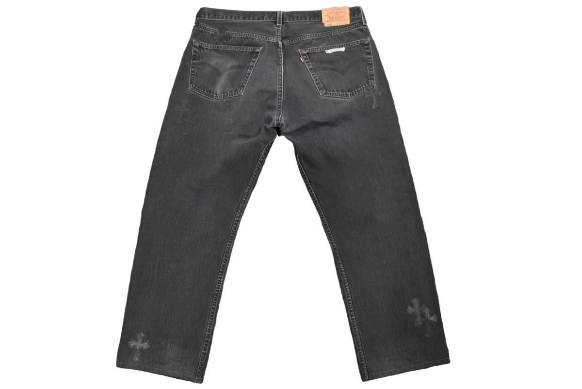 CHROME HEARTS クロムハーツ リーバイス 501 U VNTG JEAN BK