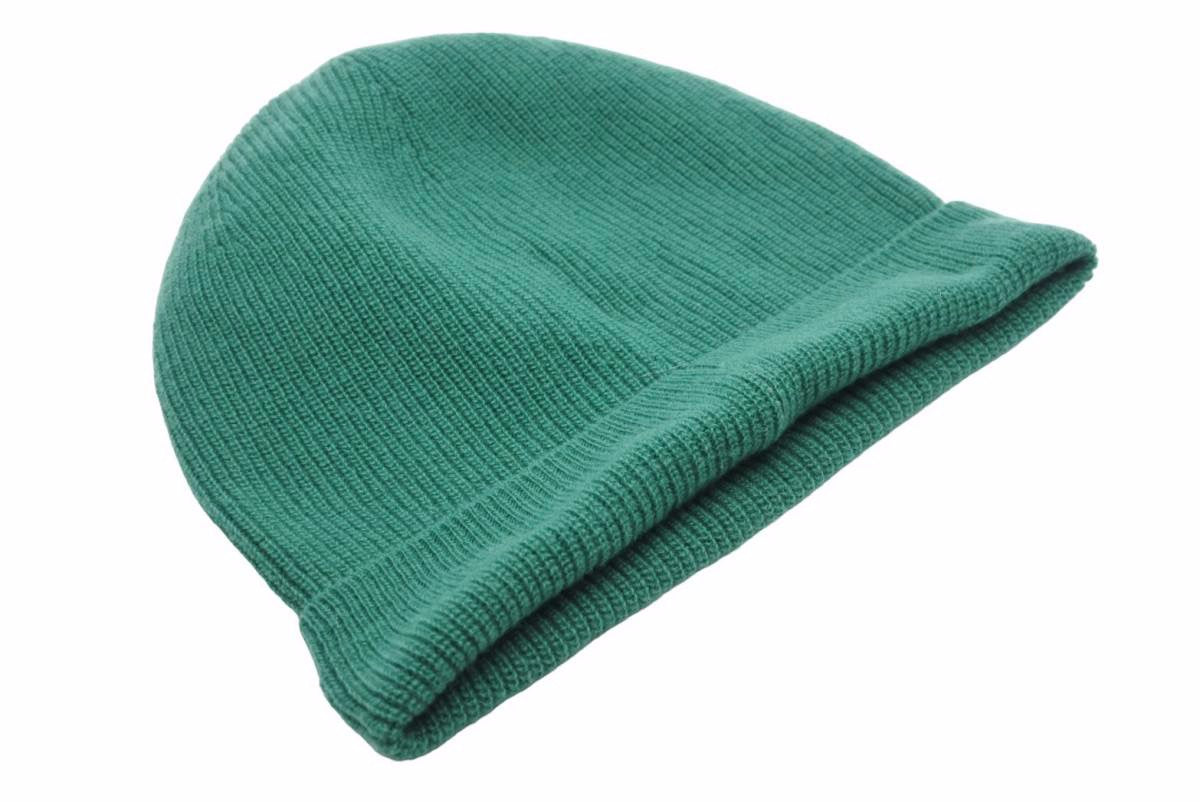 MONCLER モンクレール ニットキャップ グリーン ロゴ 帽子 ウール 緑 