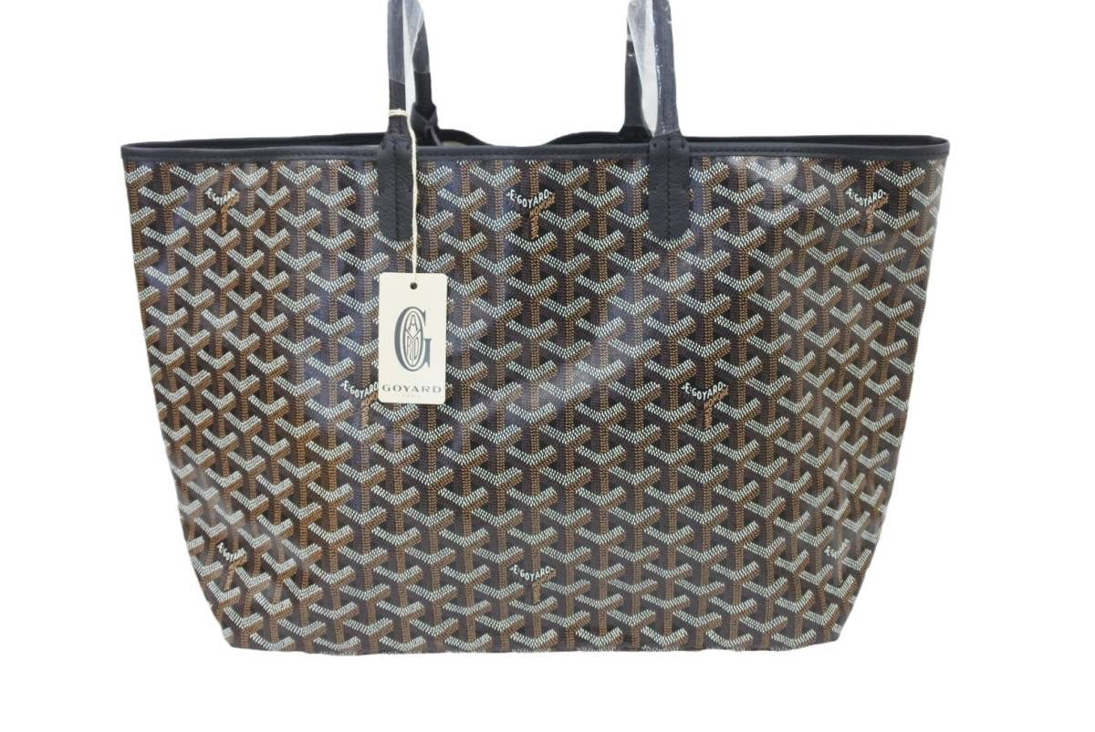 新品未使用 GOYARD ゴヤール サンルイ PM ブラック トート バッグ ST LOUIS PM Black tote bag 49977 –  Casanova Vintage